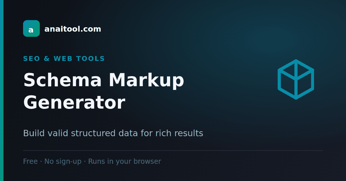 The schema markup generator producing valid Article JSON-LD structured data